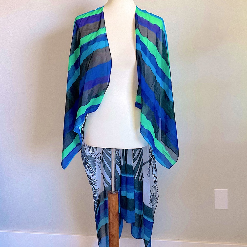 Express Floral Sheer Kimono One Size